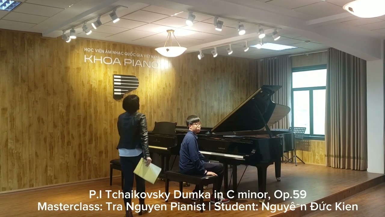 Masterclass given by Tra Nguyen Pianist: Tchaikovsky Dumka in C minor, Op.59 | Nguyễn Đức Kiên