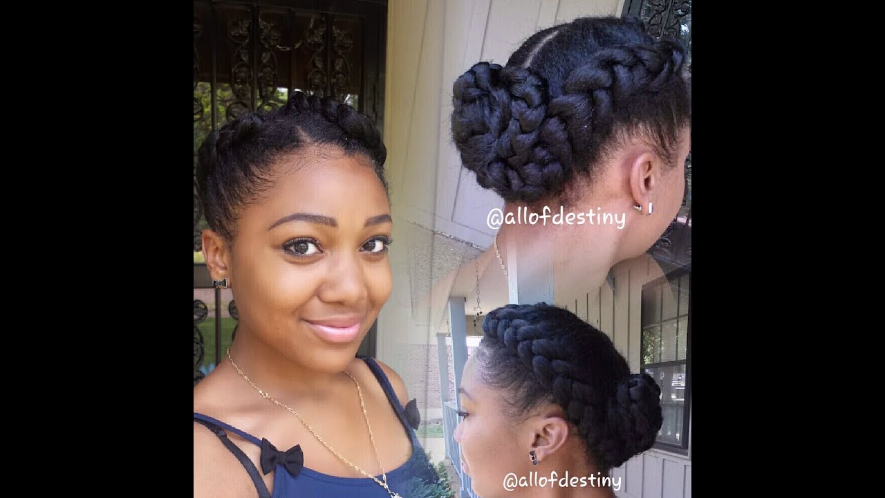 Two Braids into a Low Braided Bun | Summer Style by Momma
