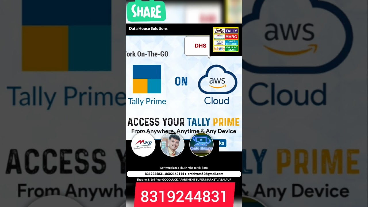 tally on cloud |use Tally from anywhere in device #tally #cloudcomputing #barcode #software