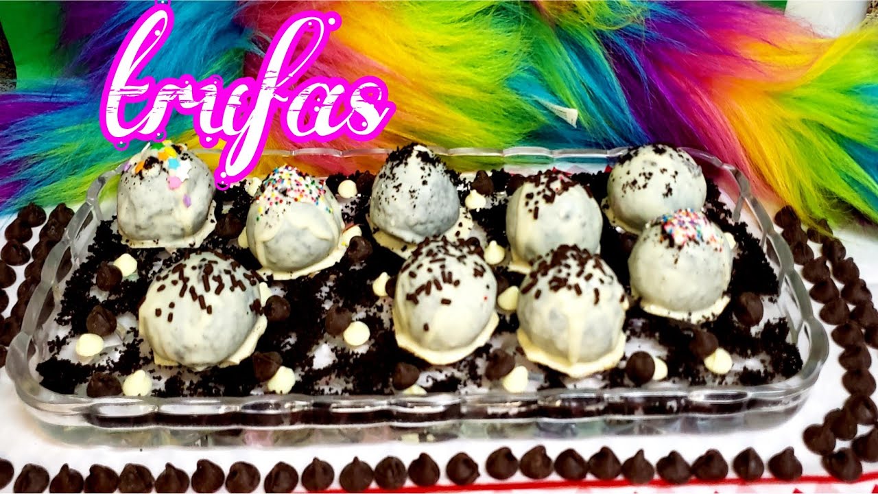 trufas de  galletas OREO con queso crema paso a paso | bolitas de OREO
