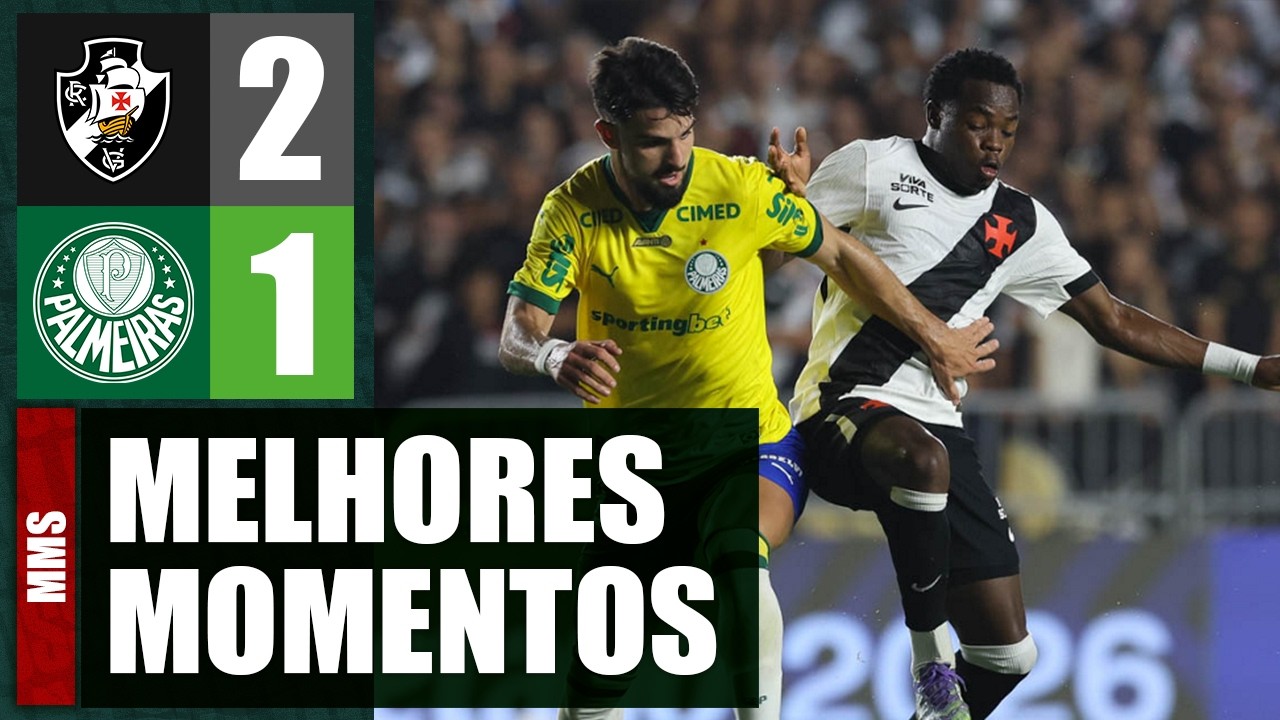 VASCO 2 X 1 PALMEIRAS | MELHORES MOMENTOS | BRASILEIR&Atilde;O 2026