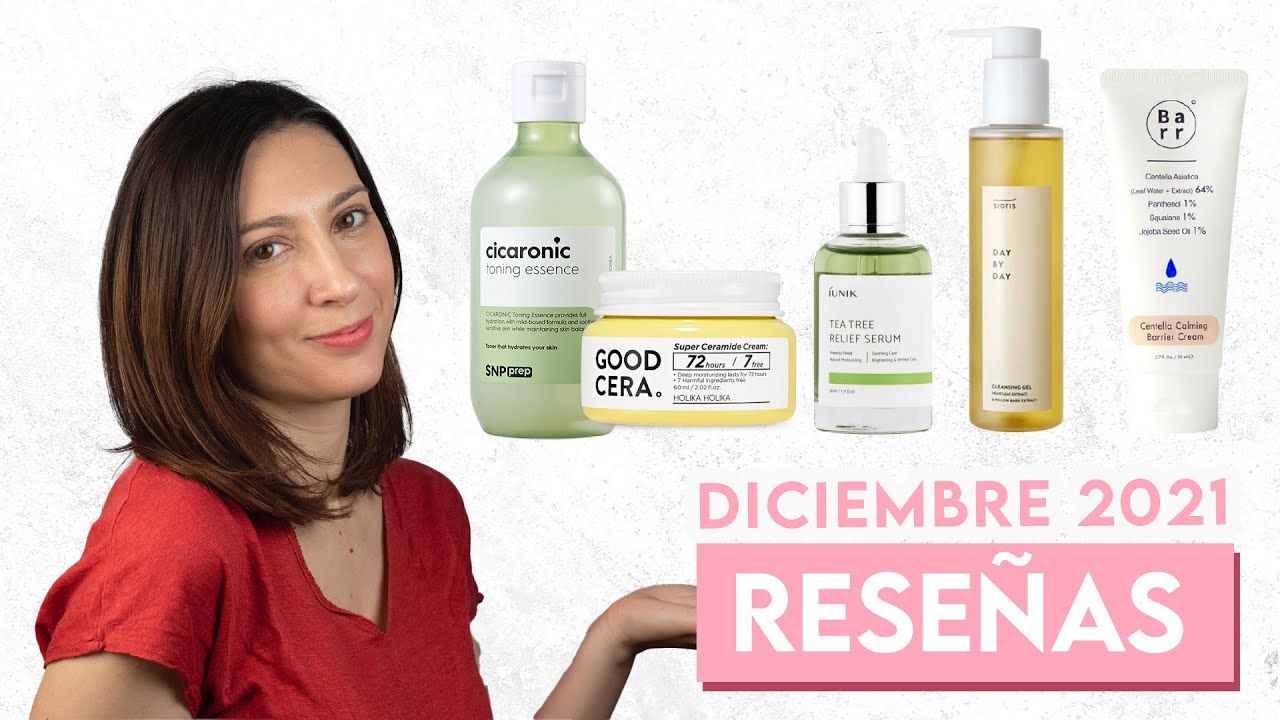 Reseñas de cosmética coreana de diciembre: Productos para calmar piel sensible y con acné