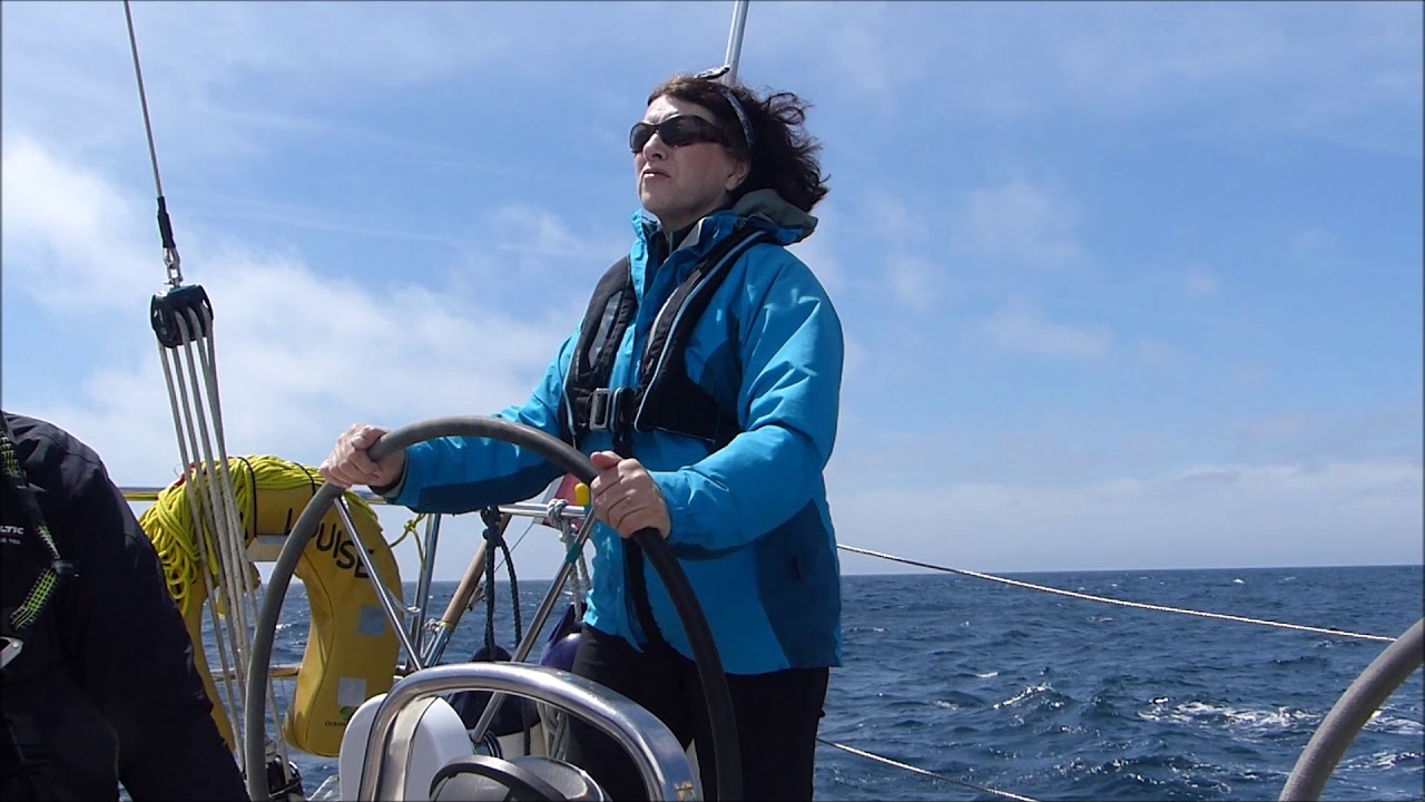 Sailing back from the Scillies to Falmouth