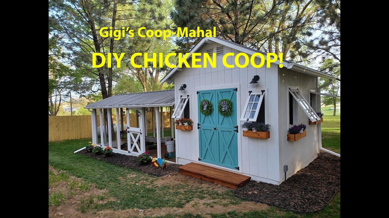 We built the Coop-Mahal, my dream chicken coop and run!
