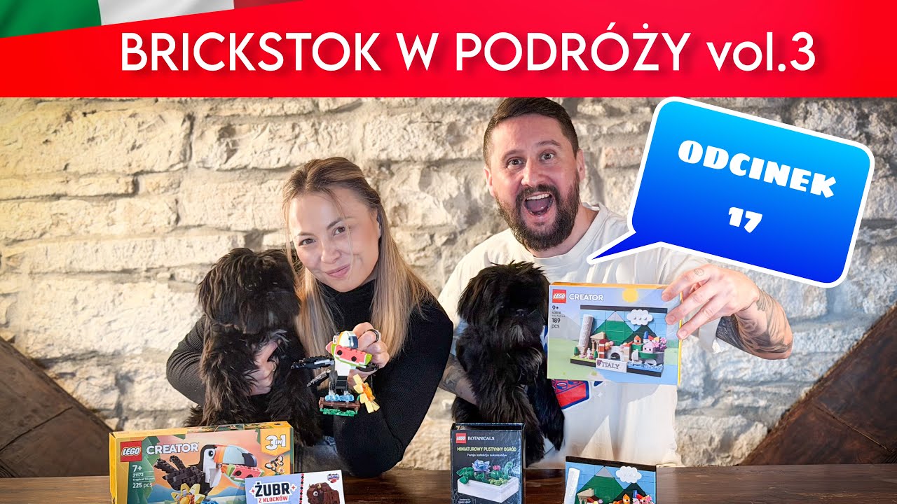 Widokówka Włoch z klocków / Brickstok w podróży vol.3