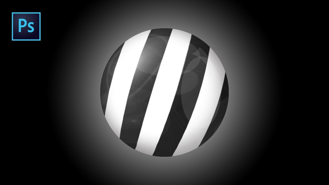 Photoshop : Comment appliquer un motif sur une sphère !