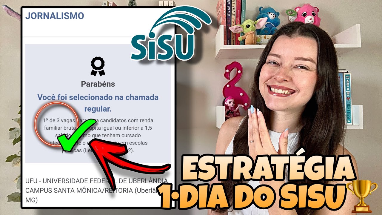 🚨VOCÊ PRECISA FAZER ISSO NO 1•DIA DO SISU 2026 | Estratégia para o 1•Dia do Sisu!!!✅