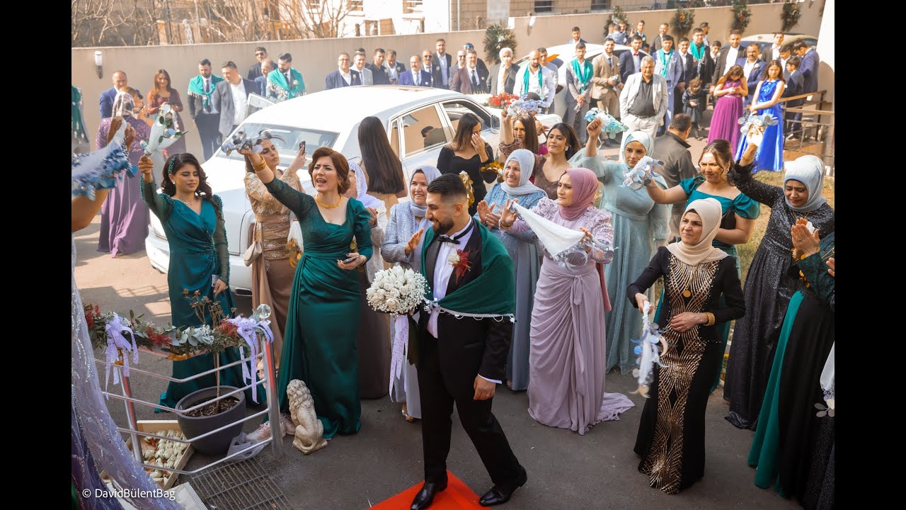 Xemgin Neco & Klamadin Neco - Peyvan & Tuba - Kurdish Wedding - Daweta Helexiya li Paris