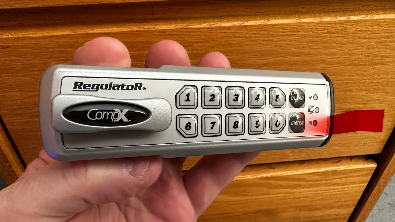 How To Install A CompX Regulator Electronic lock on your cabinets