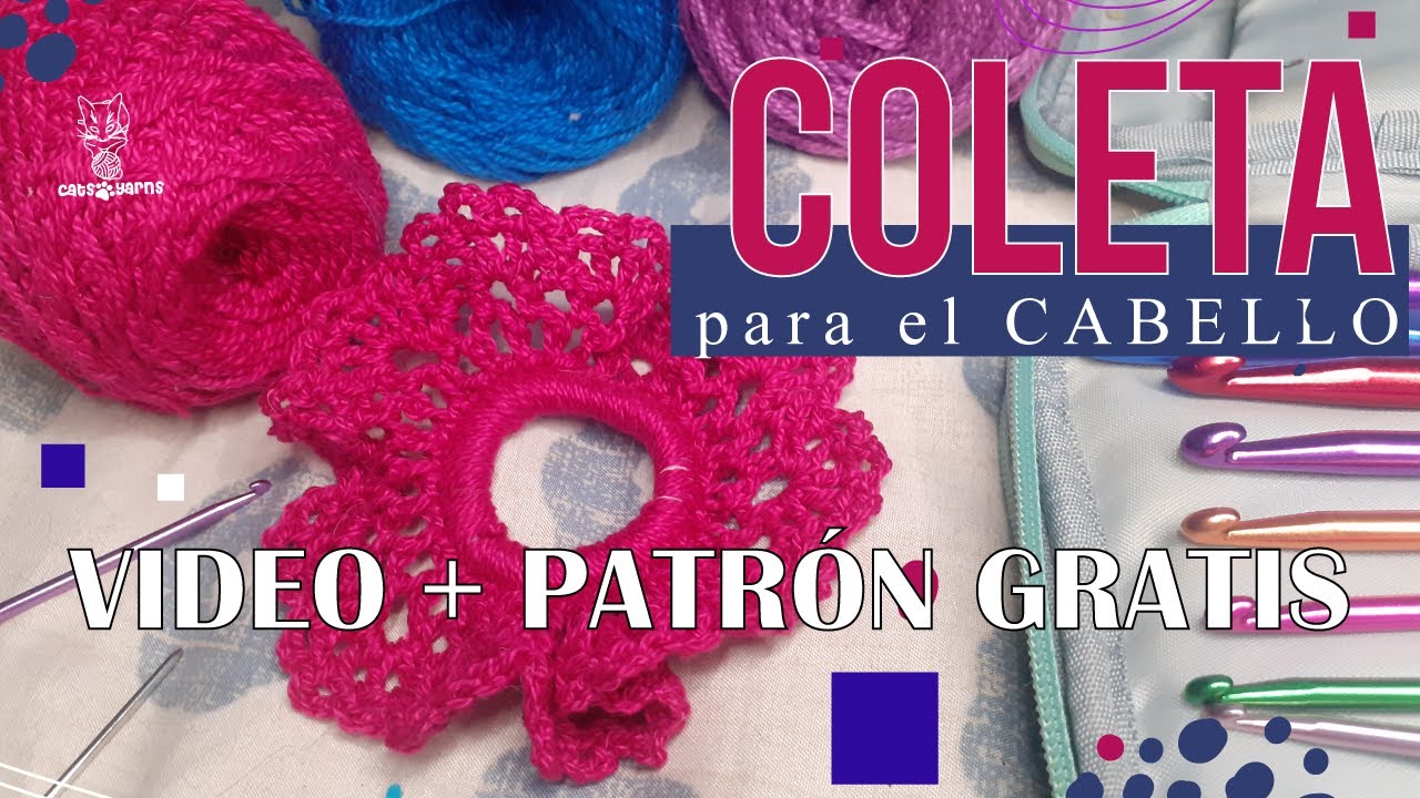 Coleta a Crochet Paso a Paso 🧶 | Aprende a Tejer un Accesorio Fácil y Rápido