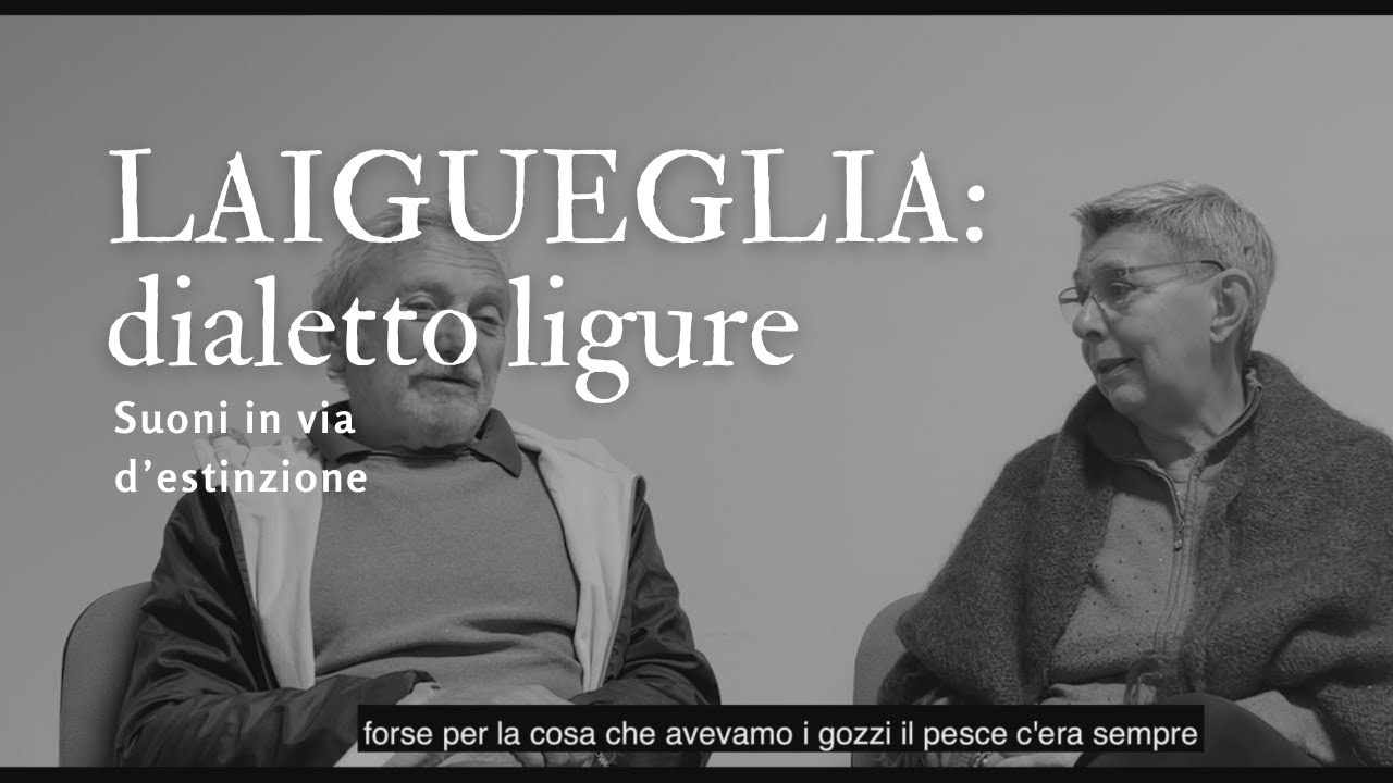IL DIALETTO DI LAIGUEGLIA: suoni in via d'estinzione