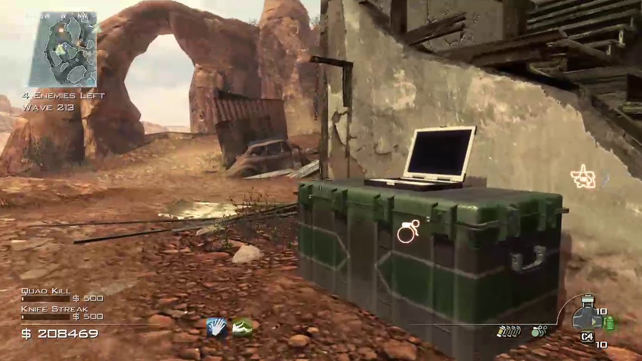 MW3 Survival Co-op Gulch with Subliminal791 wave 252 All platforms World record (suicide). Part 2.