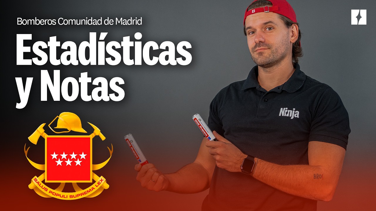 Bomberos Comunidad de Madrid - Estadísticas y Notas de toda la oposición