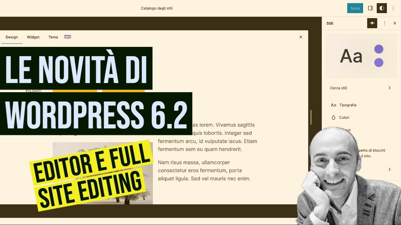 WordPress 6.2: novit&agrave; per l&rsquo;editor e i temi a blocchi