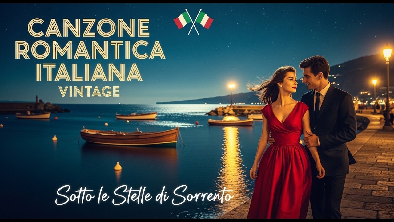 Sotto le Stelle di Sorrento 🌙 Canzone Romantica Italiana Vintage (1960s Style)