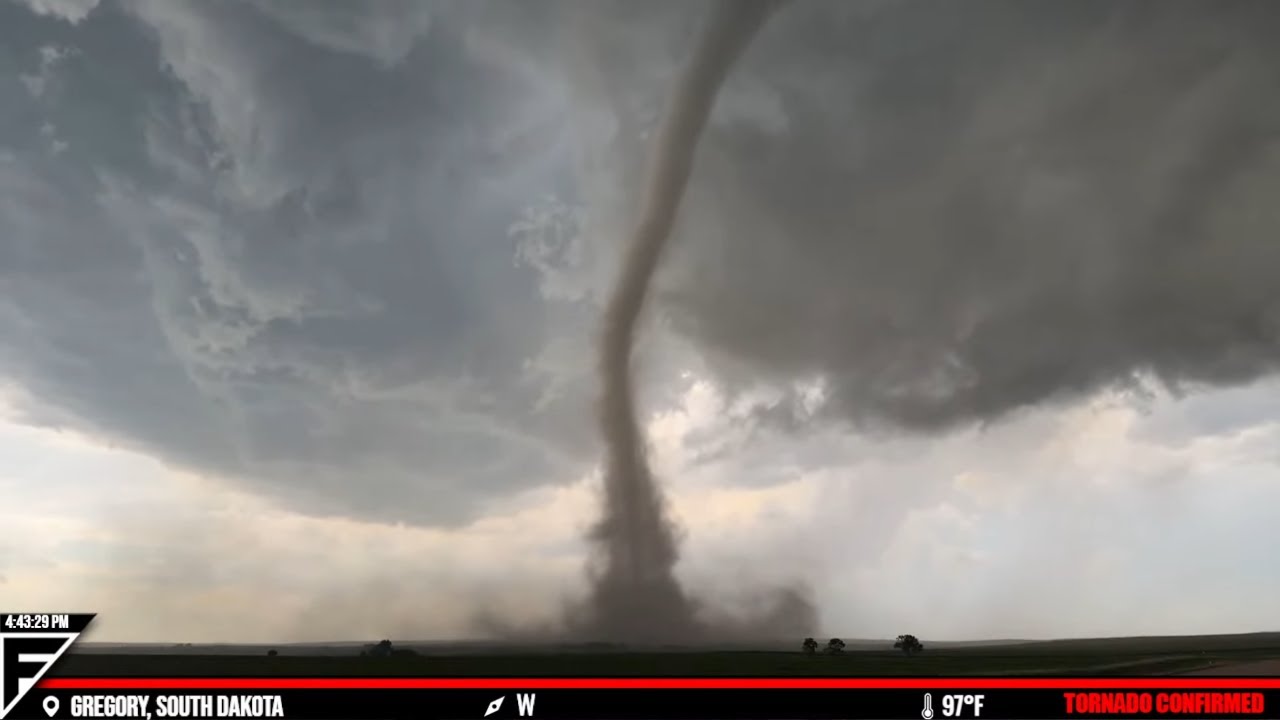 Powerful Tornadoes Strike South Dakota - Live As They Happened - 7/28/25