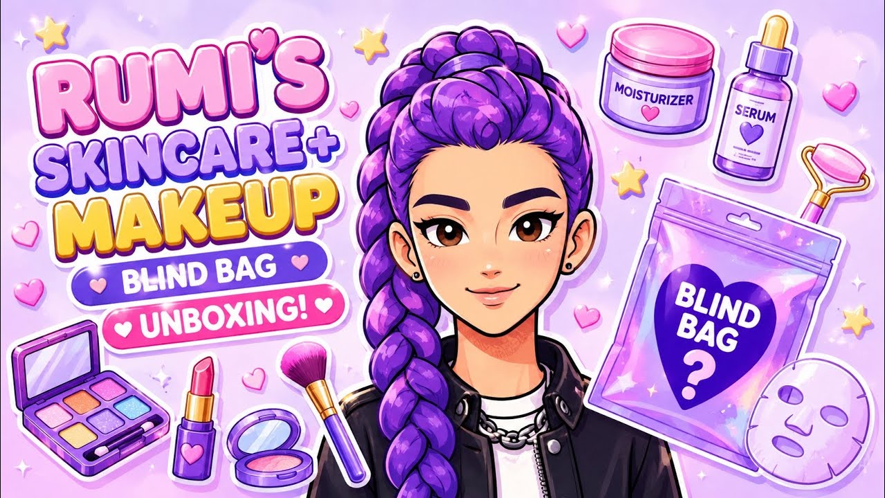 [💜Paper DIY💜] KPOP DEMON HUNTERS RumiI RESCUING RUMI.  Skincare + Makeup 💜ASMR