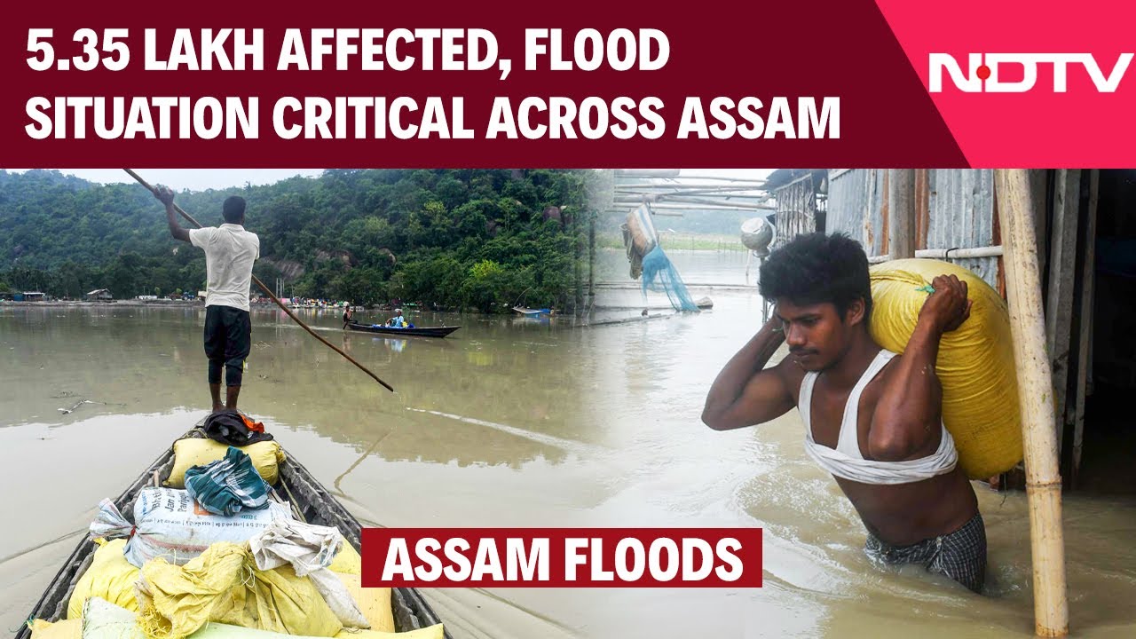 Assam Floods: 5.35 Lakh Affected Across State, Nagaon Among Worst Hit