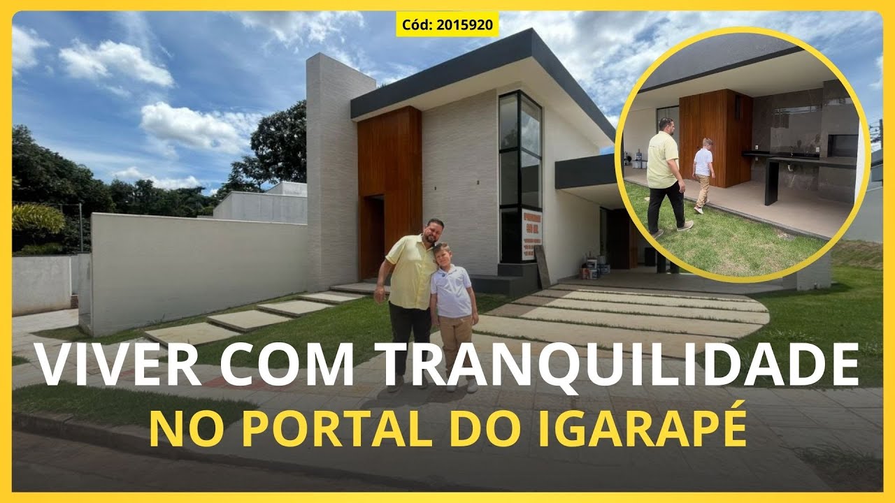CONFORTO, SEGURANÇA E SOFISTICAÇÃO NO PORTAL DO IGARAPÉ!