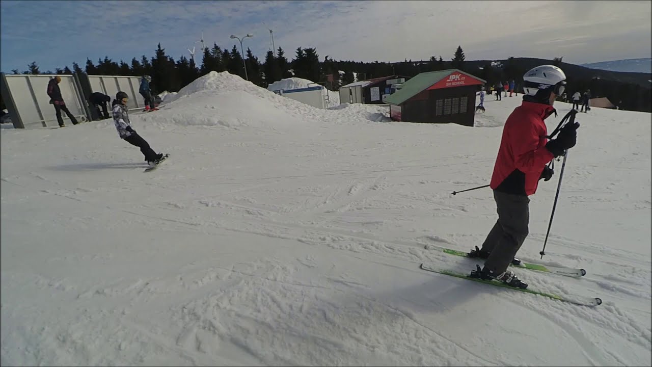 Abfahrt Skipiste 5 