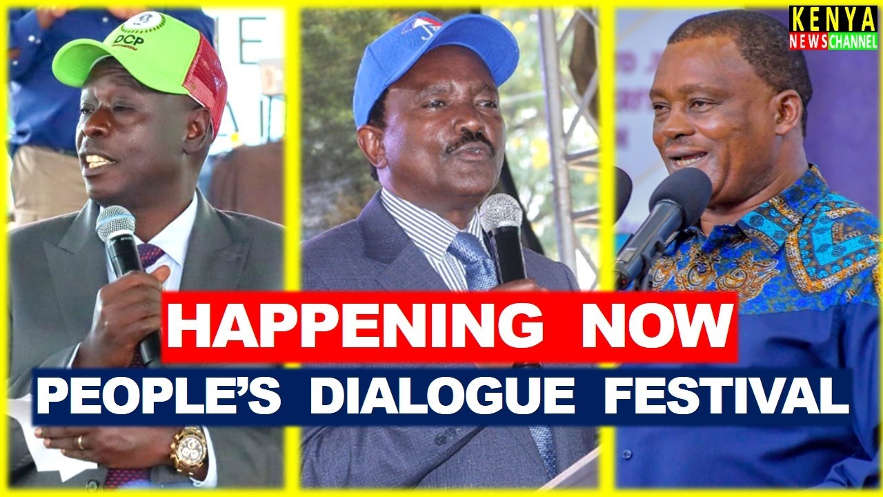 LIVE - Gachagua, Kalonzo & Muturi addressing the Nation from the People National Dialogue