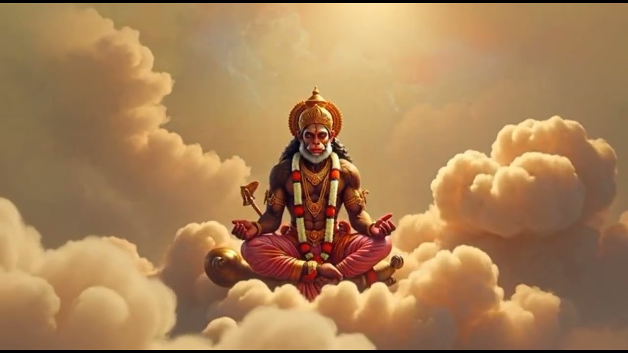 Hanuman chalisa. created by ‎⁨@suno , video visual done by AI. #bajrangbali #hanumanchalisa 