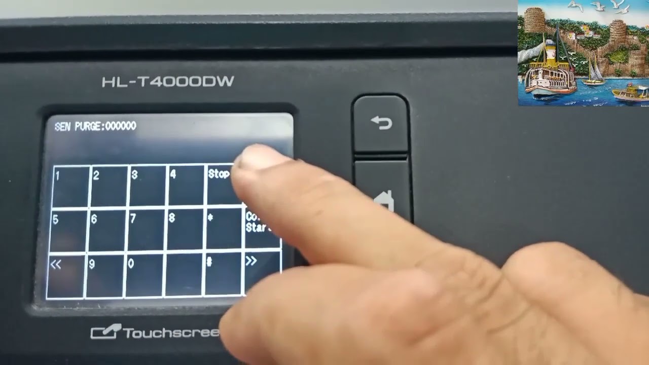 Cara Reset atau ink absorber pad full untuk printer Brother HL - T4000W