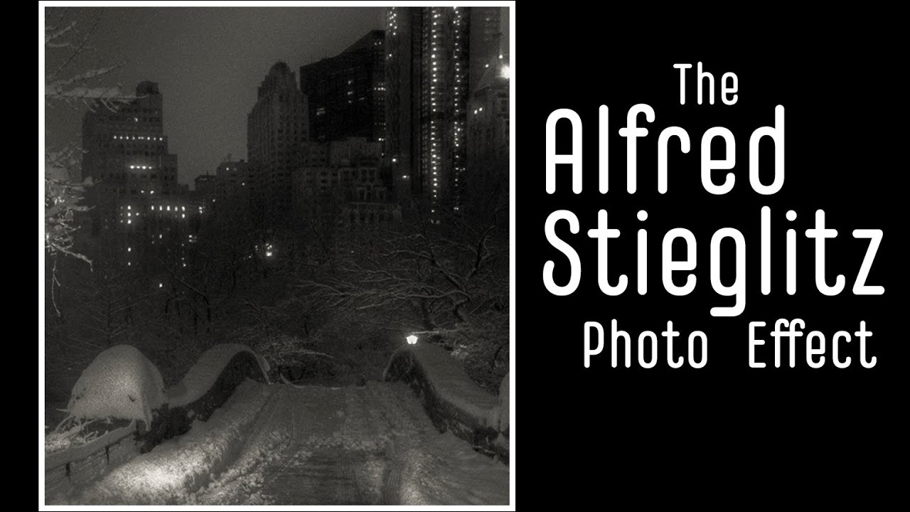 Photoshop: How to Create The Alfred Stieglitz Photo Effect