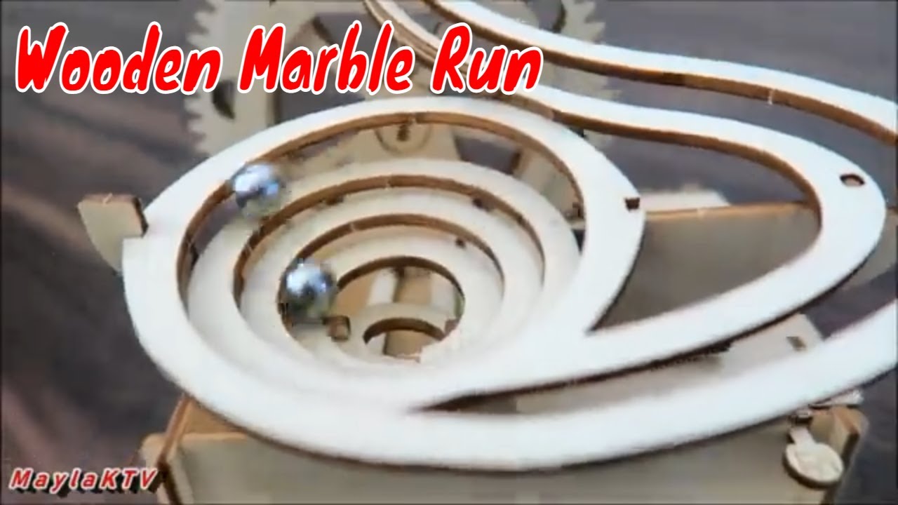 Fun STEM Toys Wooden Marble Run || Smarts Toy Stem Activities
