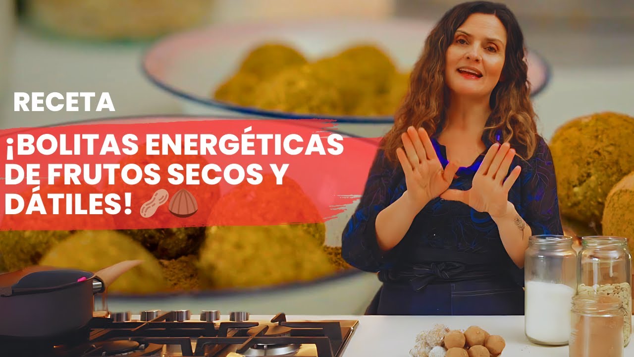 Bolitas Energéticas de Frutos Secos y Dátiles | Connie Achurra