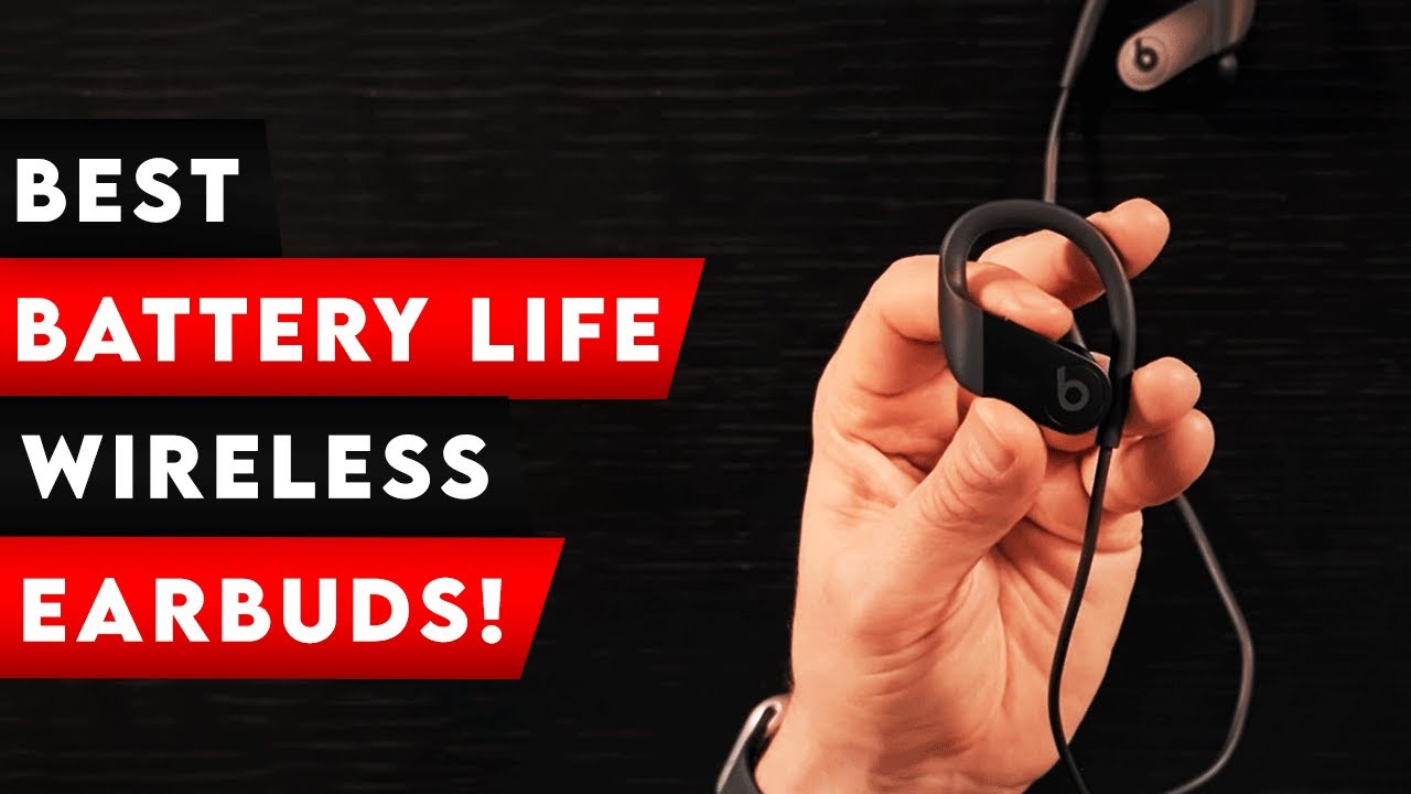 Top 6 Best Battery Life Wireless Earbuds ! ✅