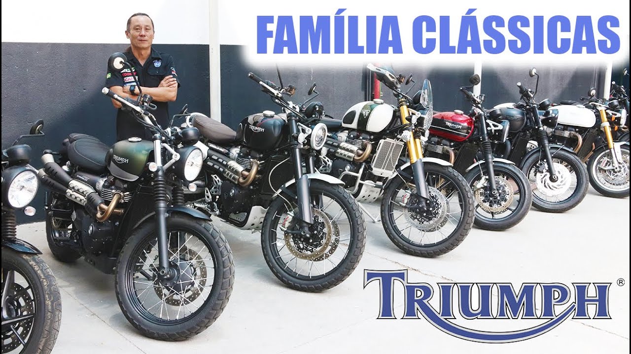 AS CLÁSSICAS DA TRIUMPH: estilo retrô com toques modernos - MOTO.com.br e China