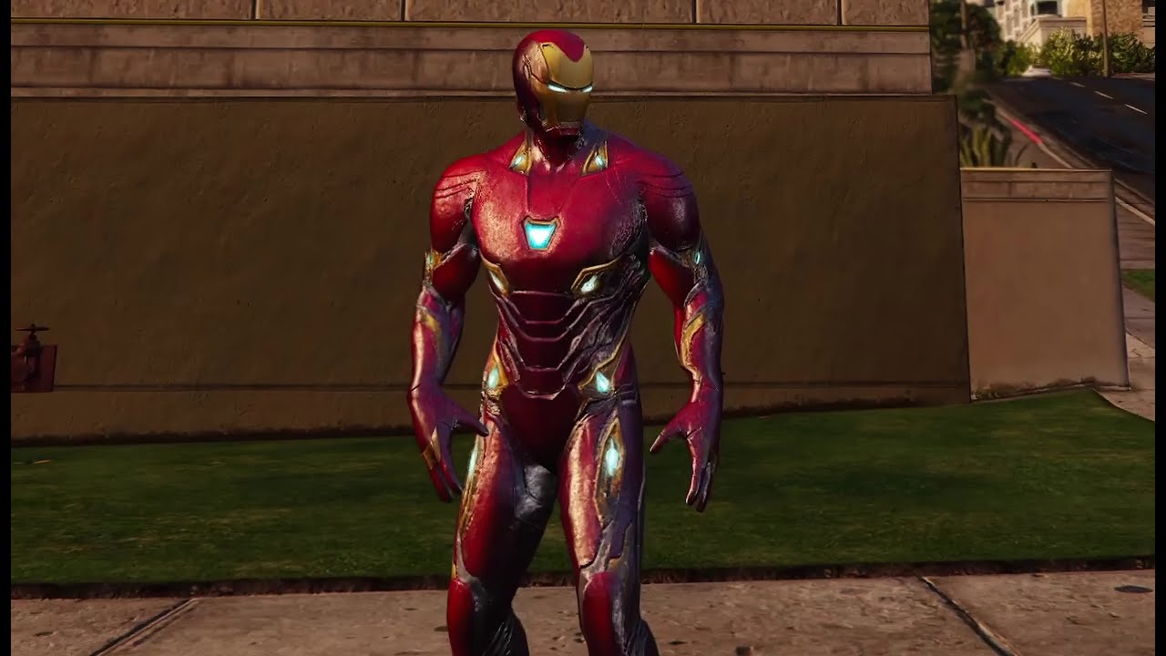 GTA 5 Iron Man Endgame Mod - Mark 50 and Mark 85