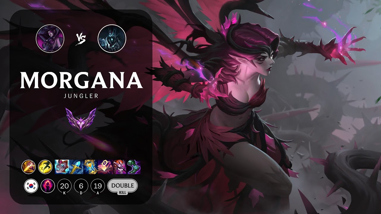 Morgana Jungle vs Karthus - KR Master Patch 13.20