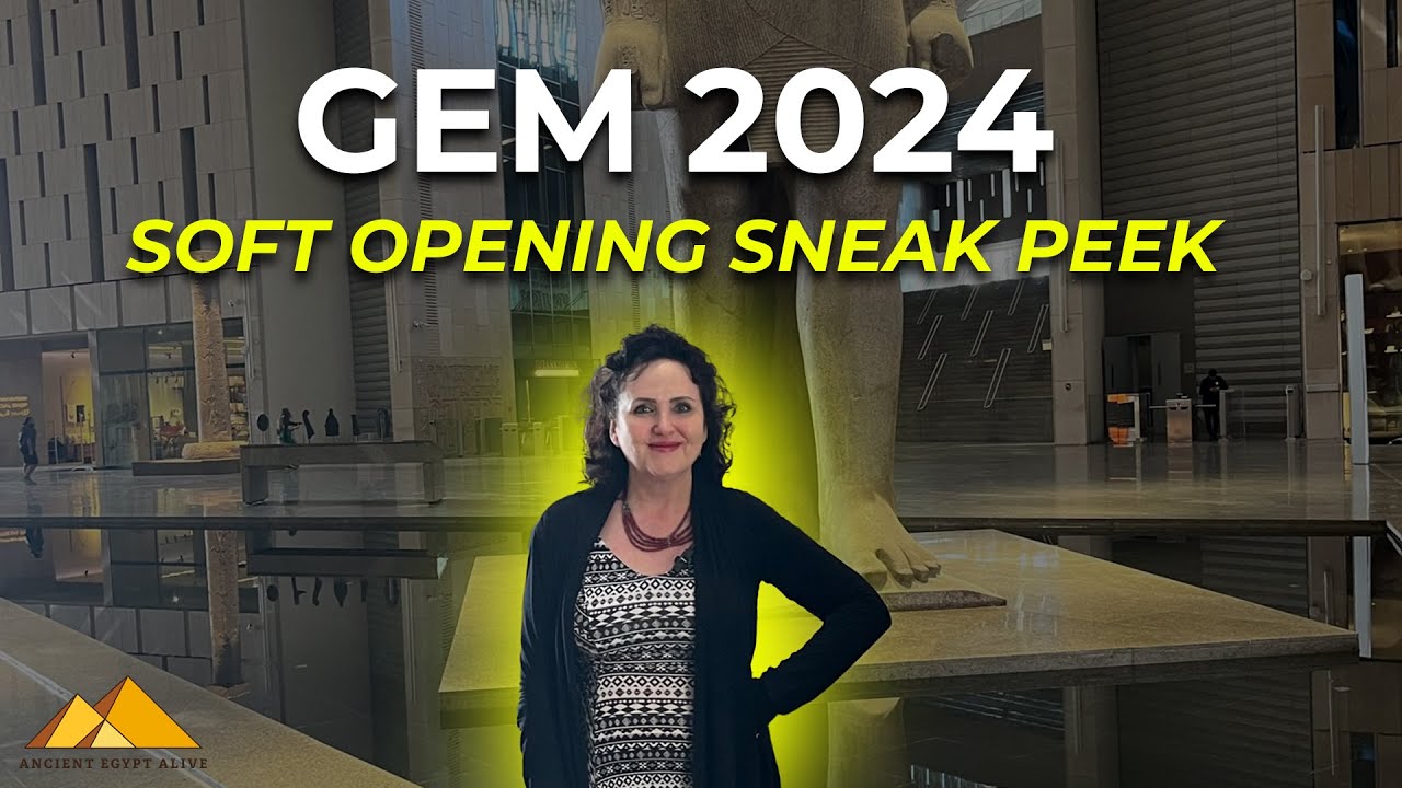 A Rare Glimpse inside the Grand Egyptian Museum Soft Opening - March 2024!