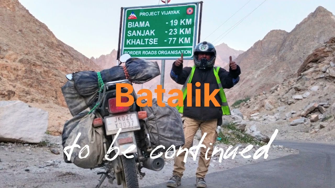 Ladakh/ Himachal/JAMMU SPLENDOR 100CC/ Hambuting-la to Batalik/ 56passes 5500km 464hr/solo ride Ep32