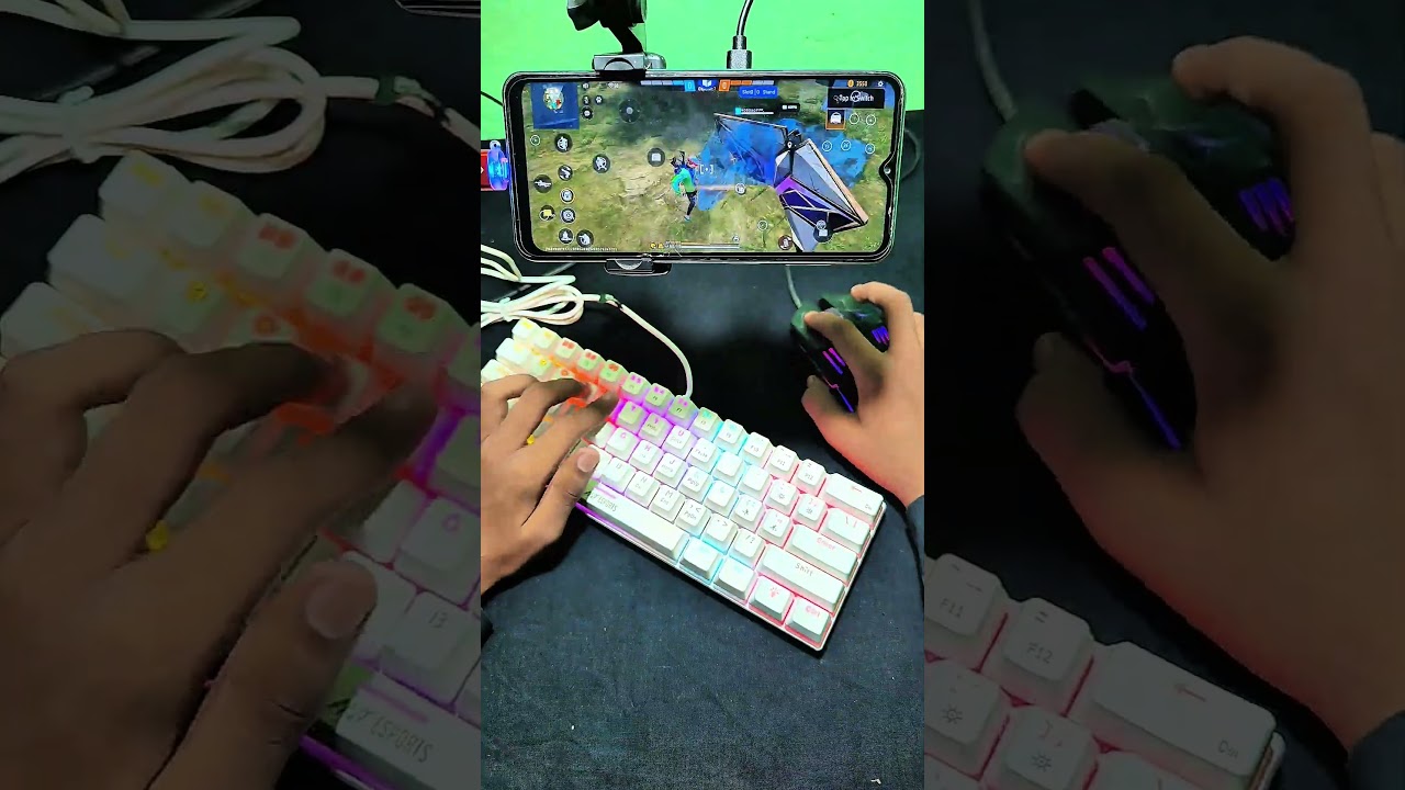 Free Fire keyboard mouse ⌨️ 🖱 📲 gameplay #ggmousepro2 #shorts #viralvideo #freefire