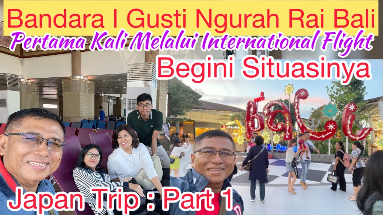PERTAMA KALI MELEWATI KEBERANGKATAN INTERNATIONAL BANDARA I GUSTI NGURAH RAI BALI, BEGINI SITUASINYA