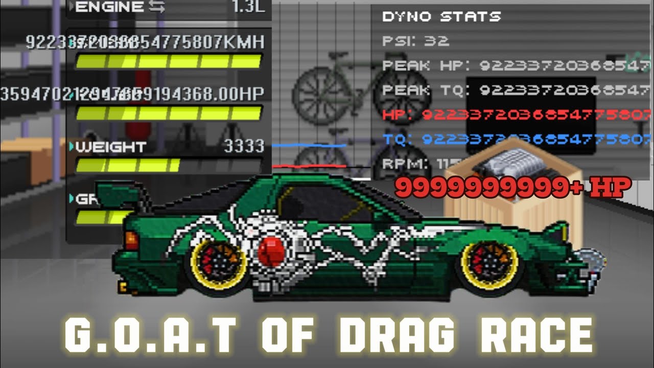 I created the most fastest car in Pixel Car Racer | best drag racing car build