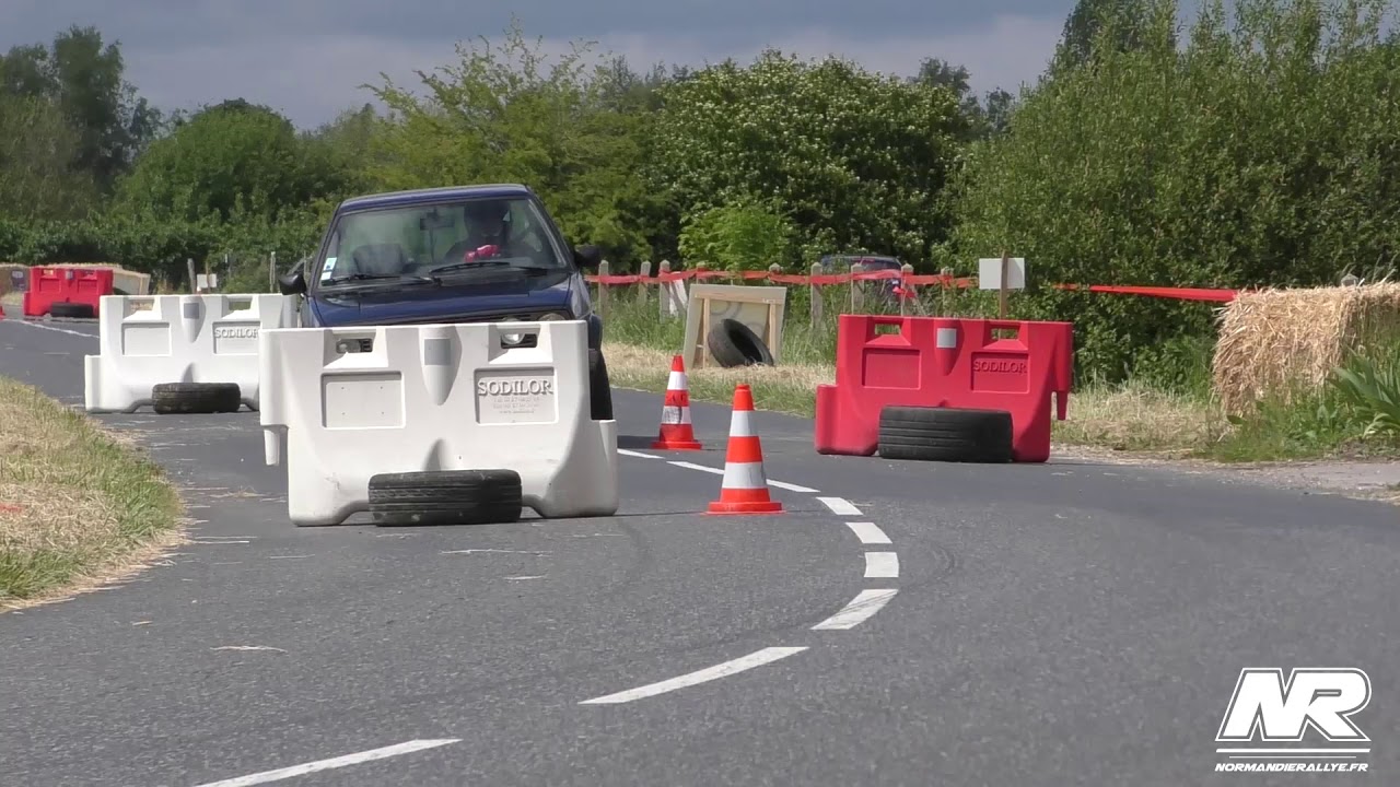 Slalom de jumieges 2019 golf 2 GTI 8s christophe bouffigny