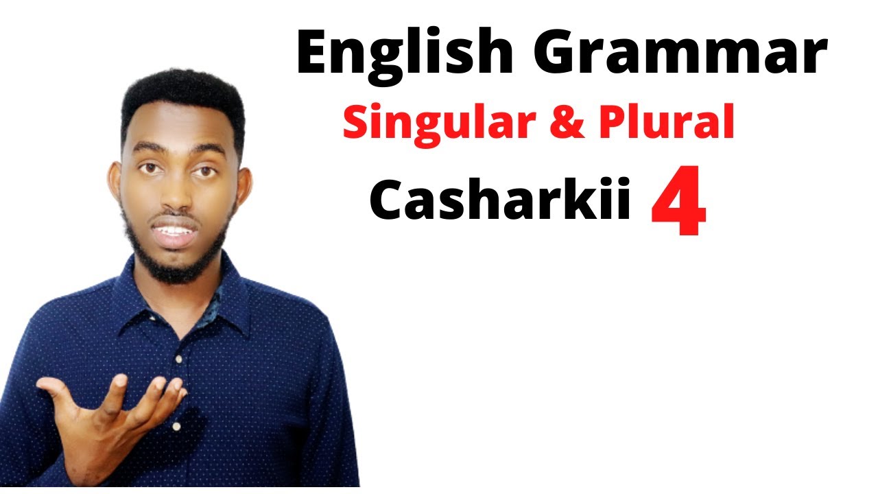 English Grammar Course - Af somaali : Singular & Plural Nouns || Examples of Proper Nouns