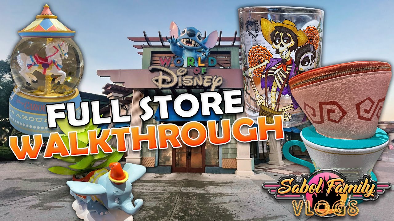 WORLD OF DISNEY MERCH TOUR | Disney Springs September 2022 | TONS of New Merch W/Prices!
