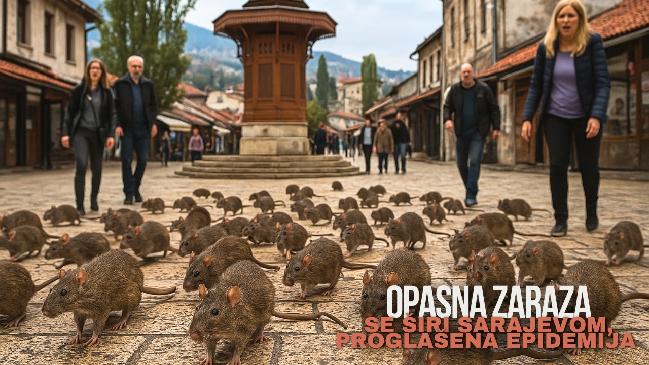 Zadnjih godina Sarajevo je IZUZETNO PRLJAV grad, deratizacija nije rađena dvije godine