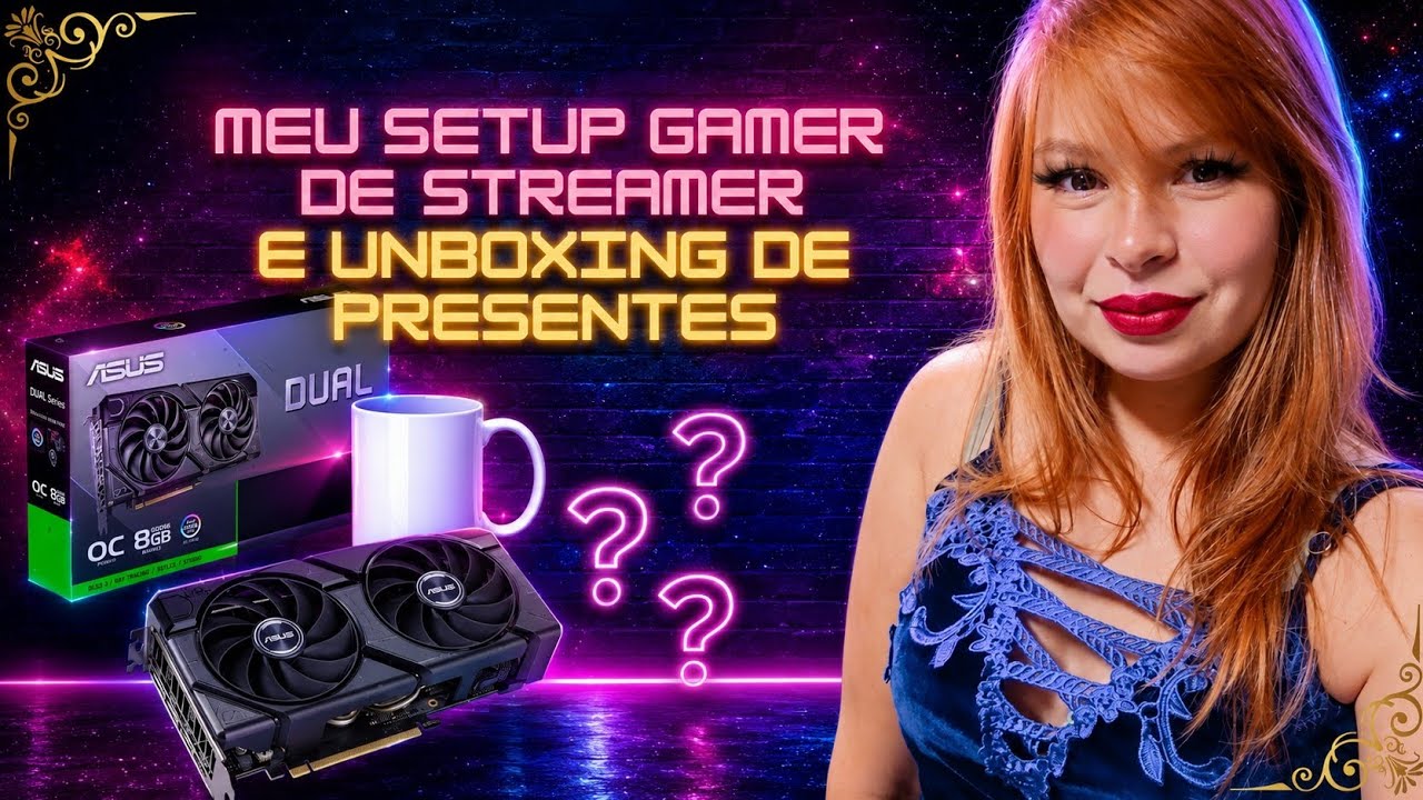 MOSTRANDO MEU SETUP DAS LIVES e TODOS OS PRESENTES QUE JÁ GANHEI DOS INSCRITOS