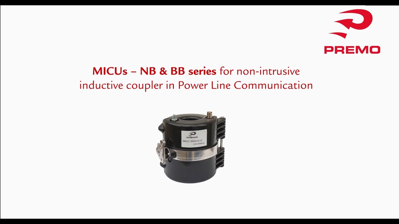 Inductive Couplers in Power Line Communication (PLC) - MICUs NB & BB series