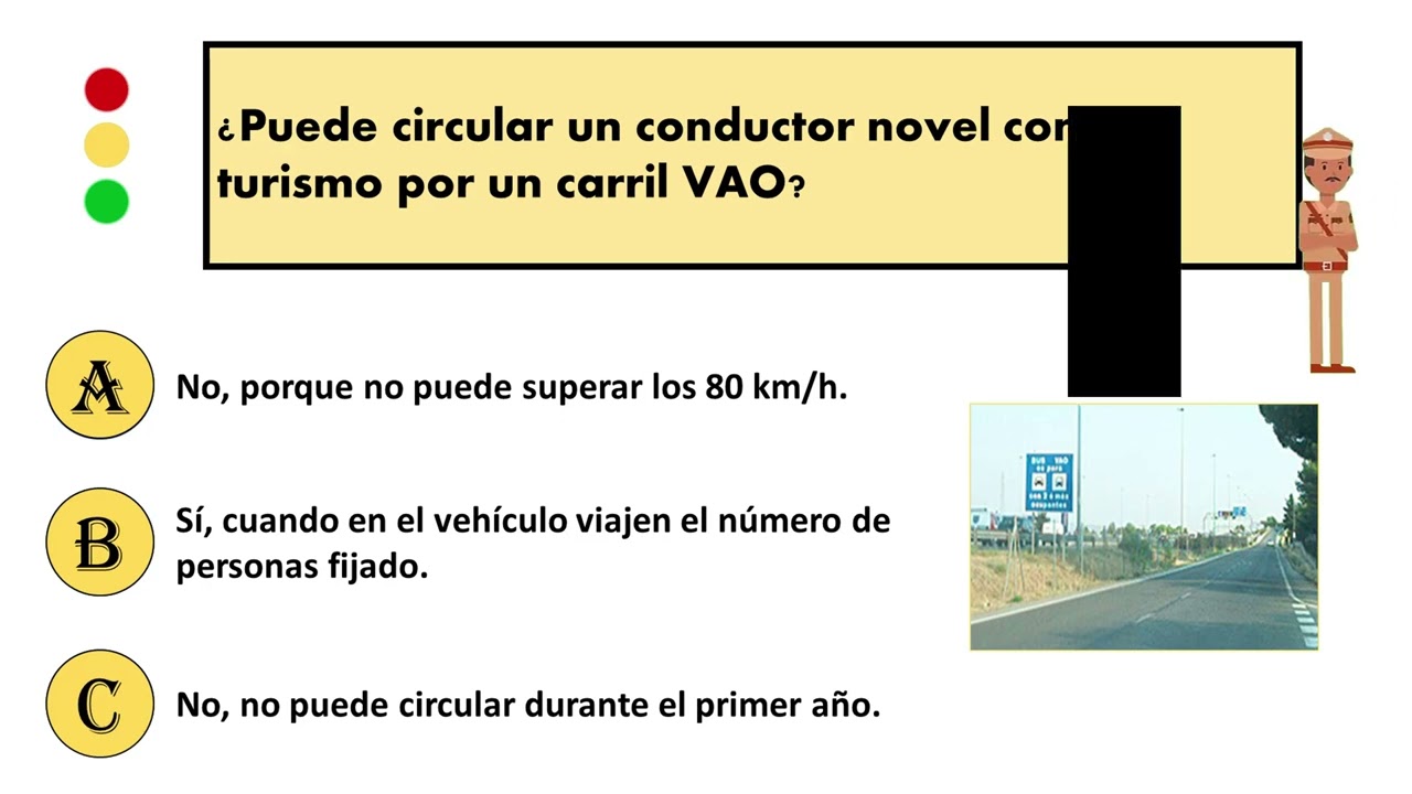 Test oficial DGT gratis - Practica para el examen teórico de conducir - 3