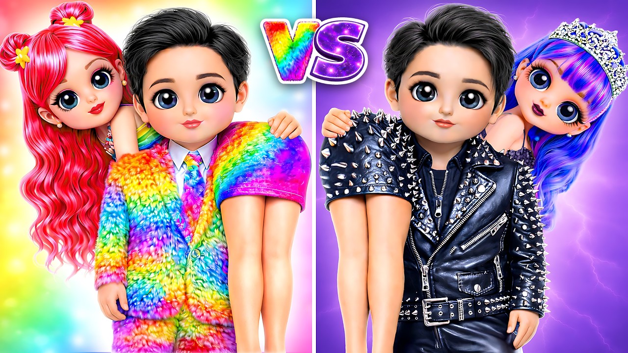 K-Pop Demon Hunters in Rainbow and Black Airplane! 10 L.O.L. Doll Crafts | TuLaLoo