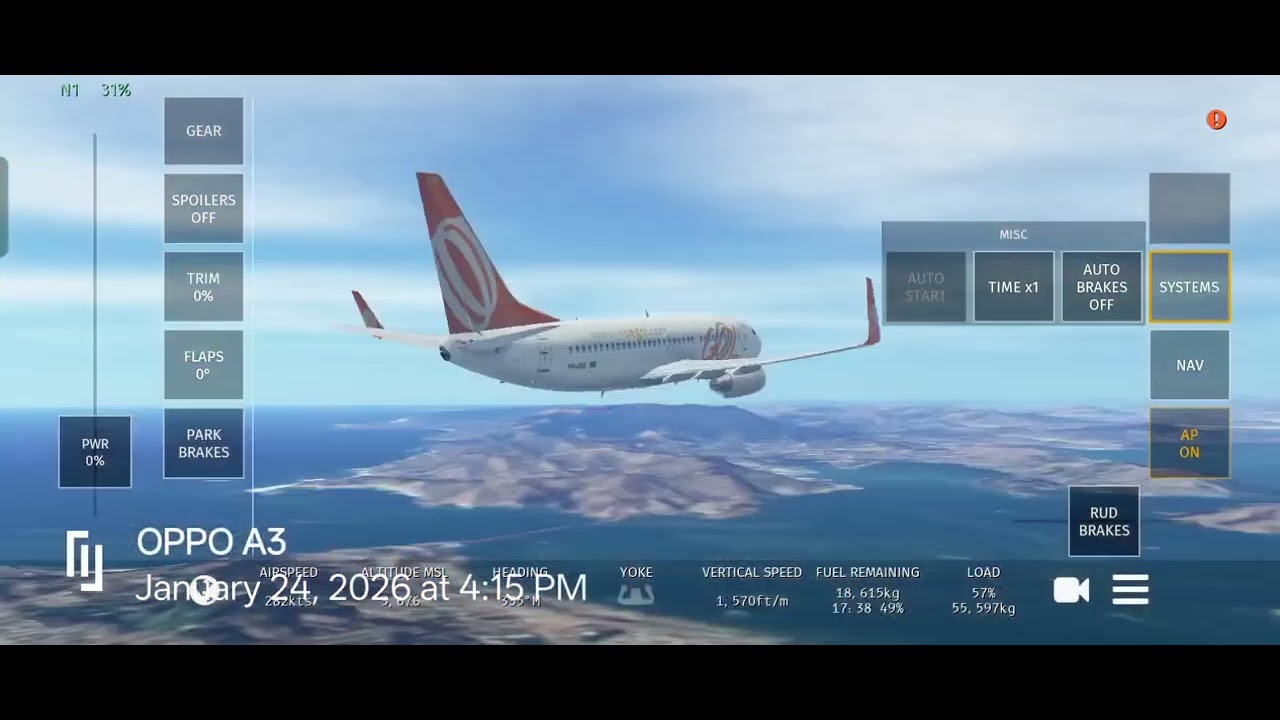 Full flight to an airport *the game infinite flight*