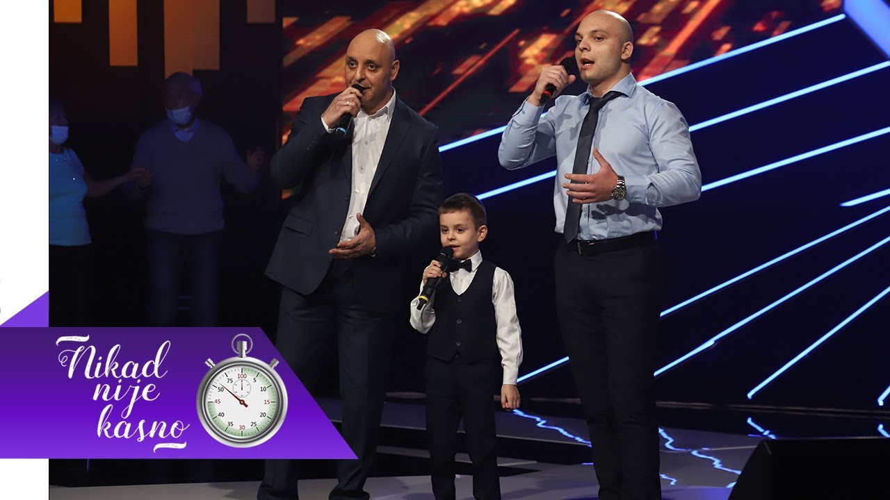 Slobodan, Kristijan i Boris Veljkovic - Jesul dunje procvale - (live) - NNK - EM 22 - 13.02.2022
