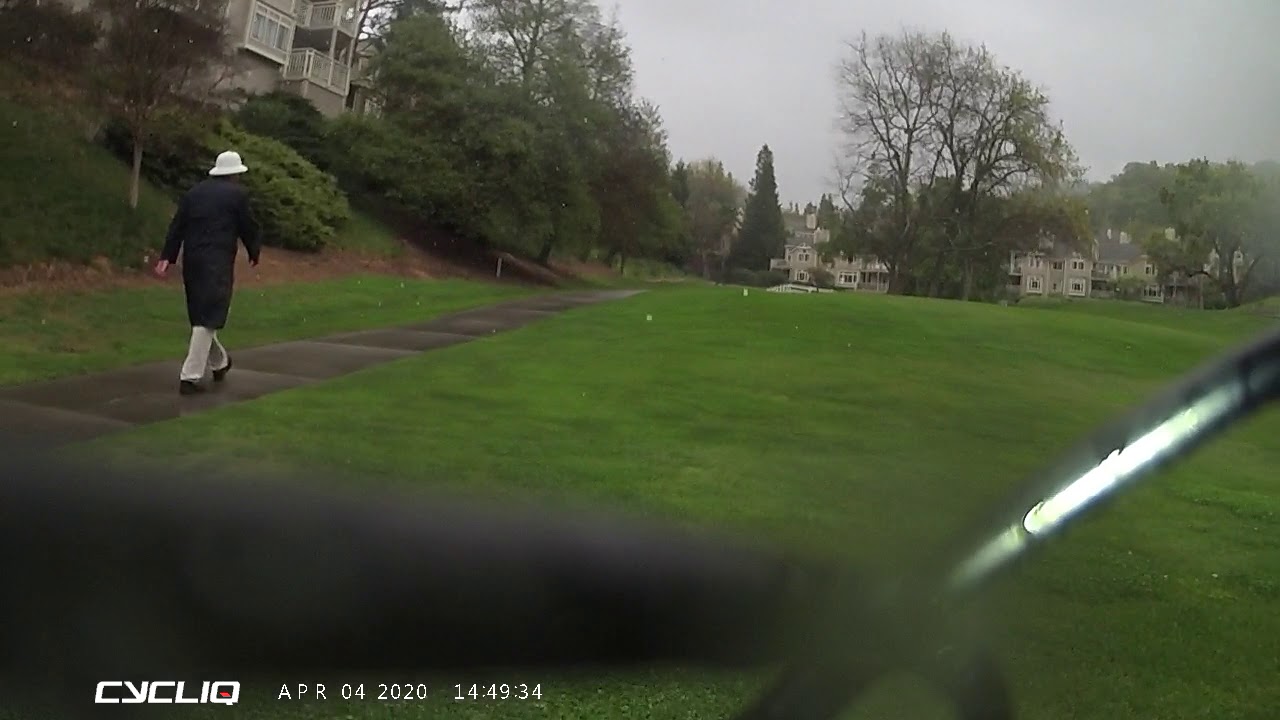 Ride around Tennis Courts on Rossmoor golf course.